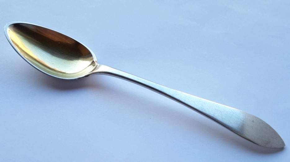 1. Teaspoon/ Coffee Spoon/ Spoon, Silver, around 1850 K312