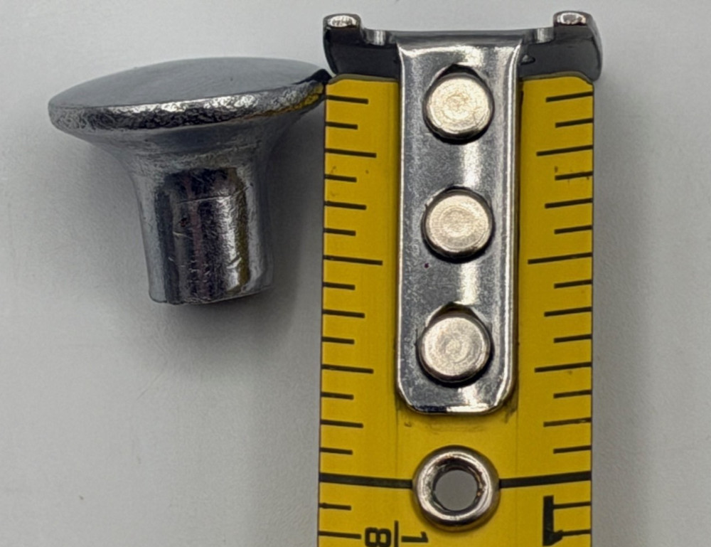 25 MCM/Art Deco Chrome Drawer Cabinet Knobs Pulls Collection From One Kitchen