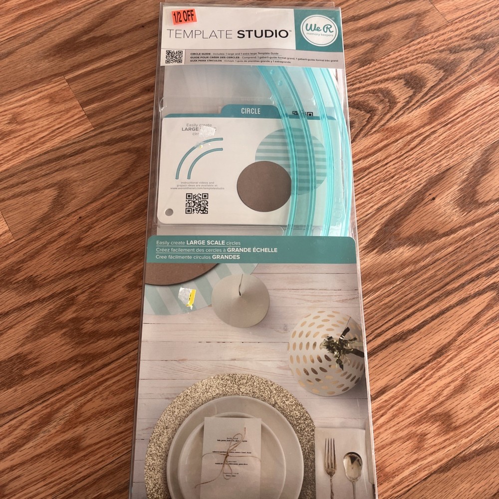 We R Memory Keepers Template Studio Large Scale Circles