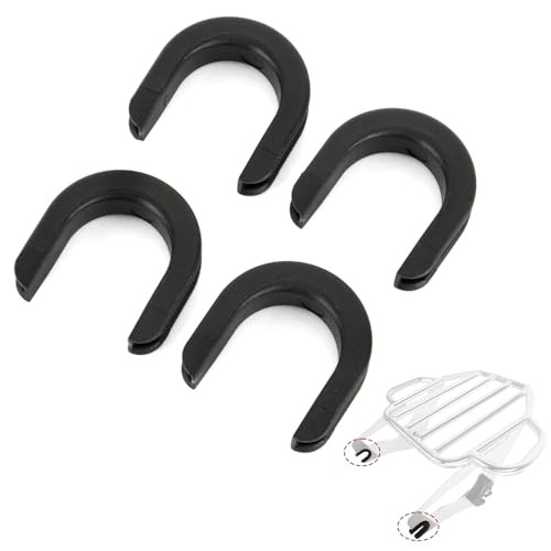 Sissy Bar Backrest Luggage Rack Side Panel Bracket Grommet, Motorcycle Side