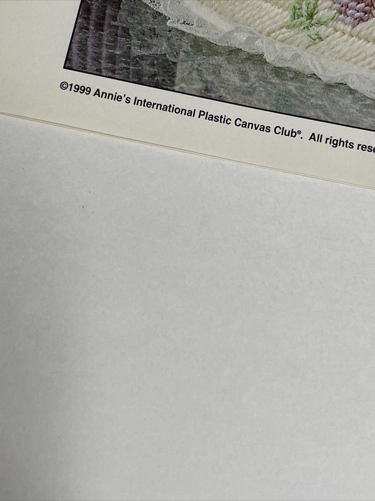 Floral Bath Set Tissue Box Switch Cover Annie's Plastic Canvas Pattern