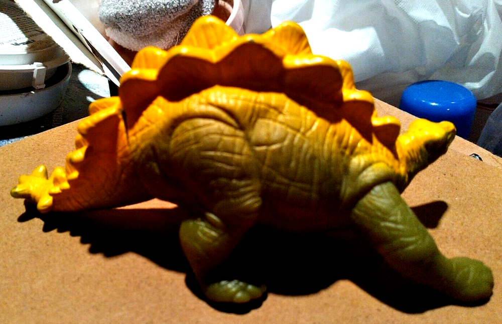 1988 Playskool Stegosaurus Rubber