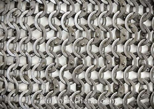 Medieval Flat Riveted Flat Washer Rings - 9mm Chianmil SHEET Protective armor Sh