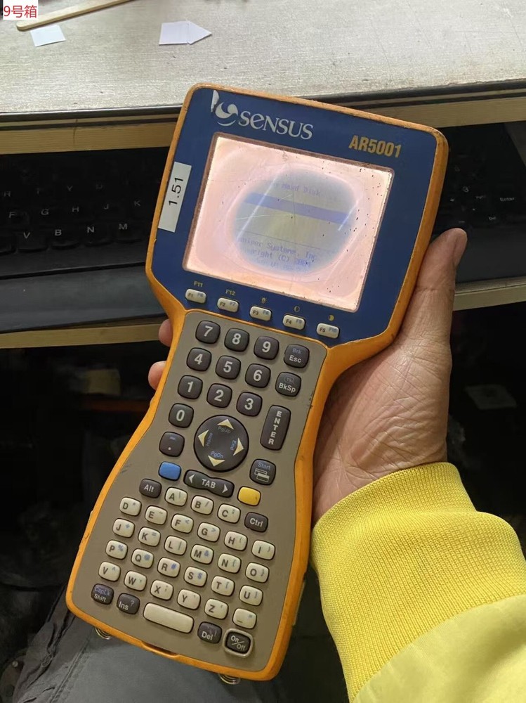 LCD Screen Damage Sensus AR5001 Metering Systems Handheld Field Data Collector