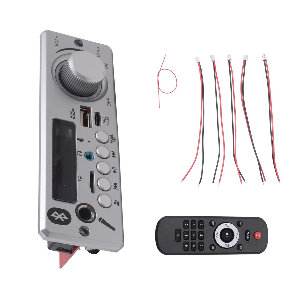 Bluetooth MP3 WAV Decoder Board 80W Amplifier Handsfree Car A6495