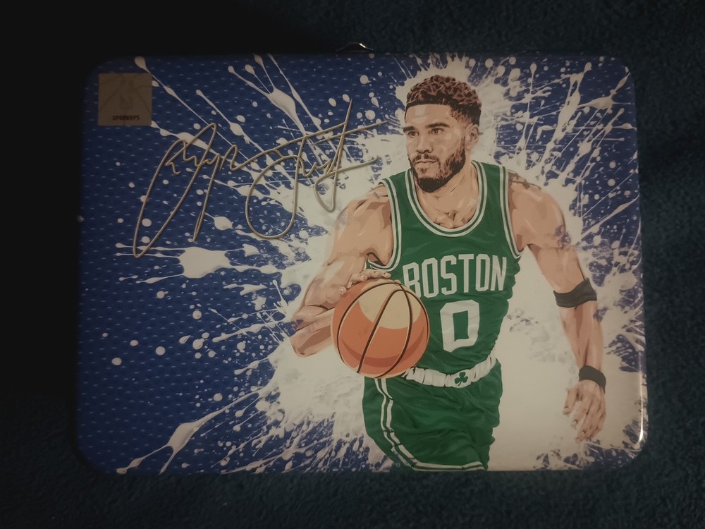 Tatum Blue Lunch Box Prizm Pre Owned No Cards