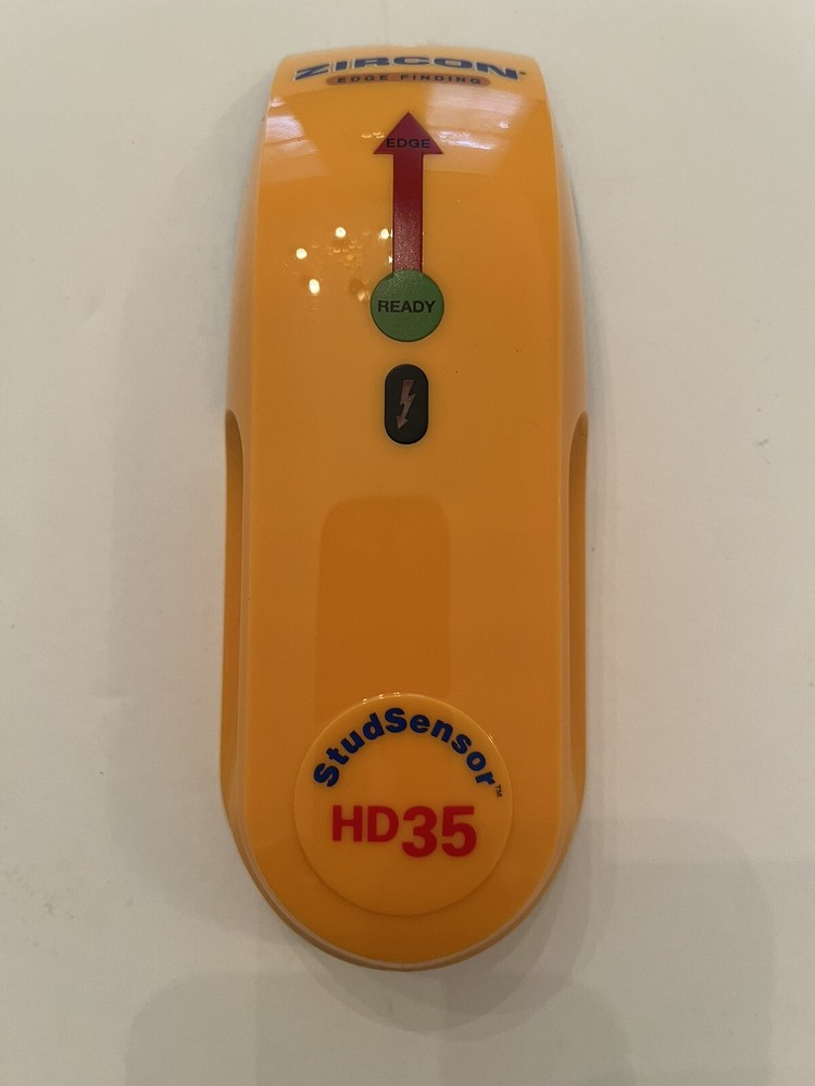 Zircon 3/4” HD 35 StudSensor Stud Finder Edge Location, 9 Volt Battery Includes