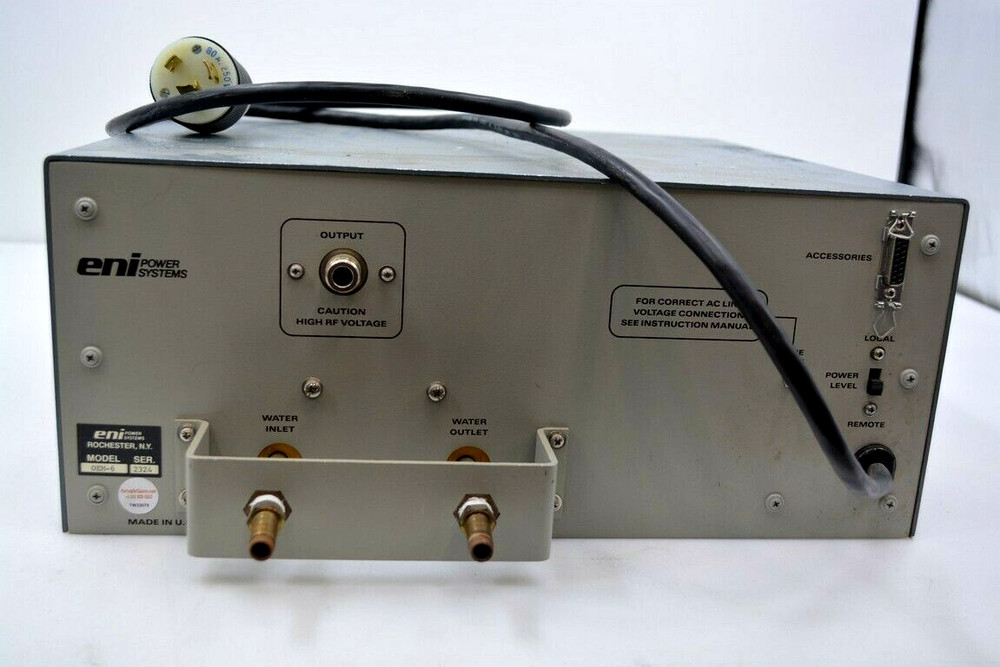 OEM-6 / ENI RF GENERATOR OEM-6 SOLID STATE / ENI