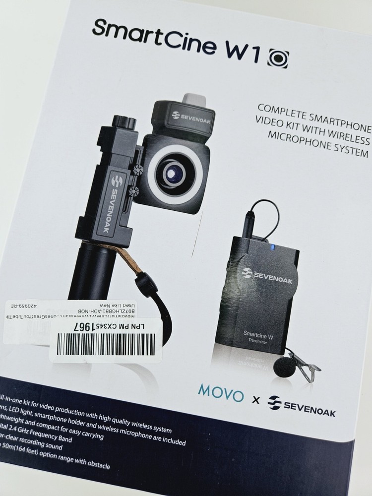 SmartCine Wireless Complete Universal Smartphone Video Kit for iPhone & Android