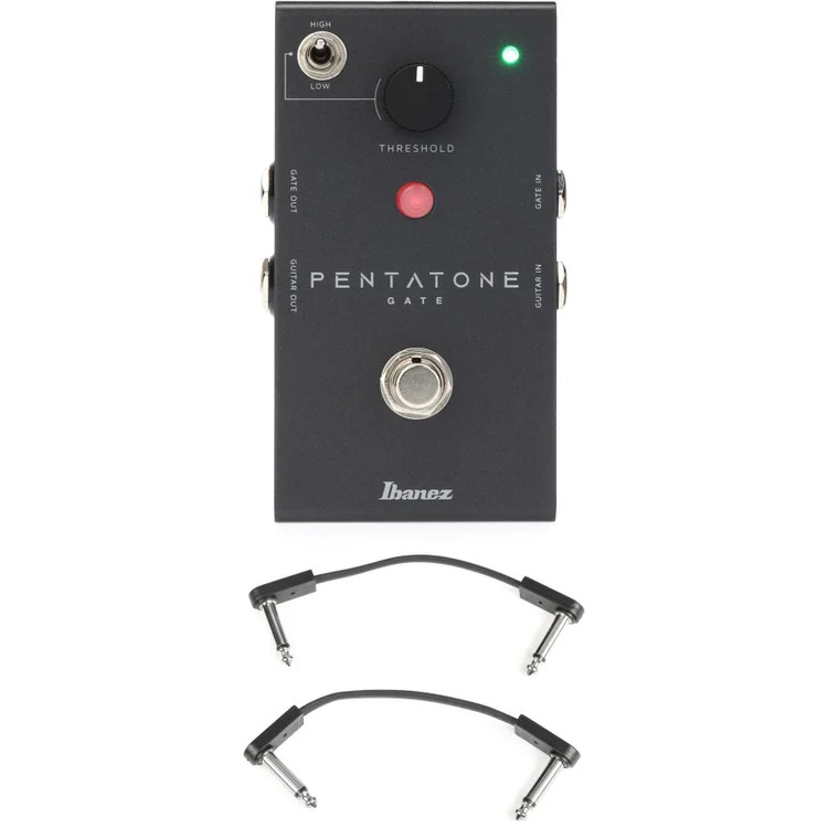 Ibanez Pentatone Gate Pedal with EBS Patch Cables