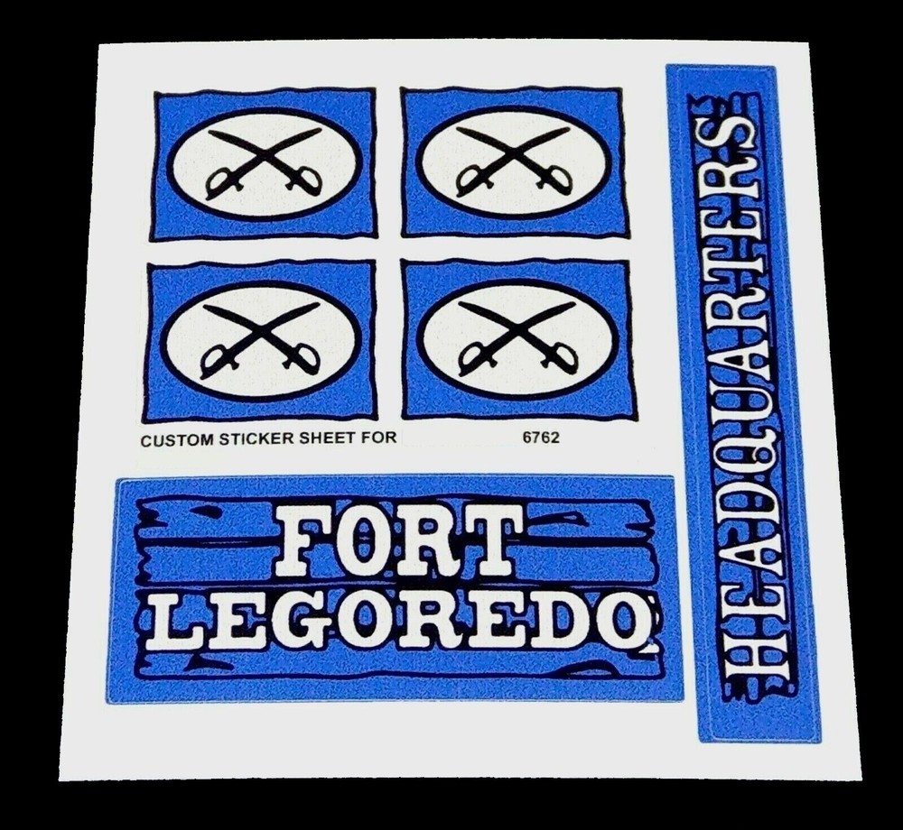 Custom Decal for 6762 Replacement Stickers