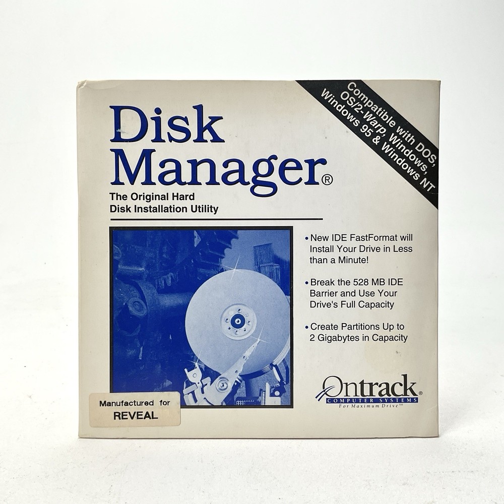 Ontrack Computer Systems For Maximum Drive Disk Manager Installation Utility