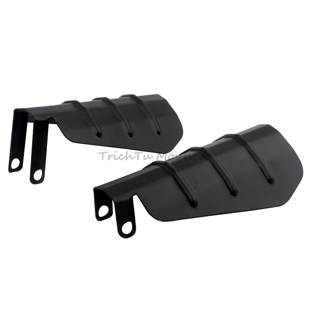 Black Handguards Hand Guards Protector Wind Deflector For Harley Touring Glide