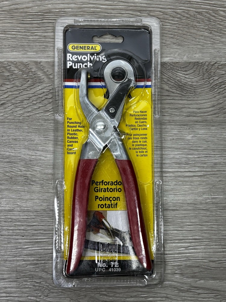 General Tools 72 Plier,Revolving Punch