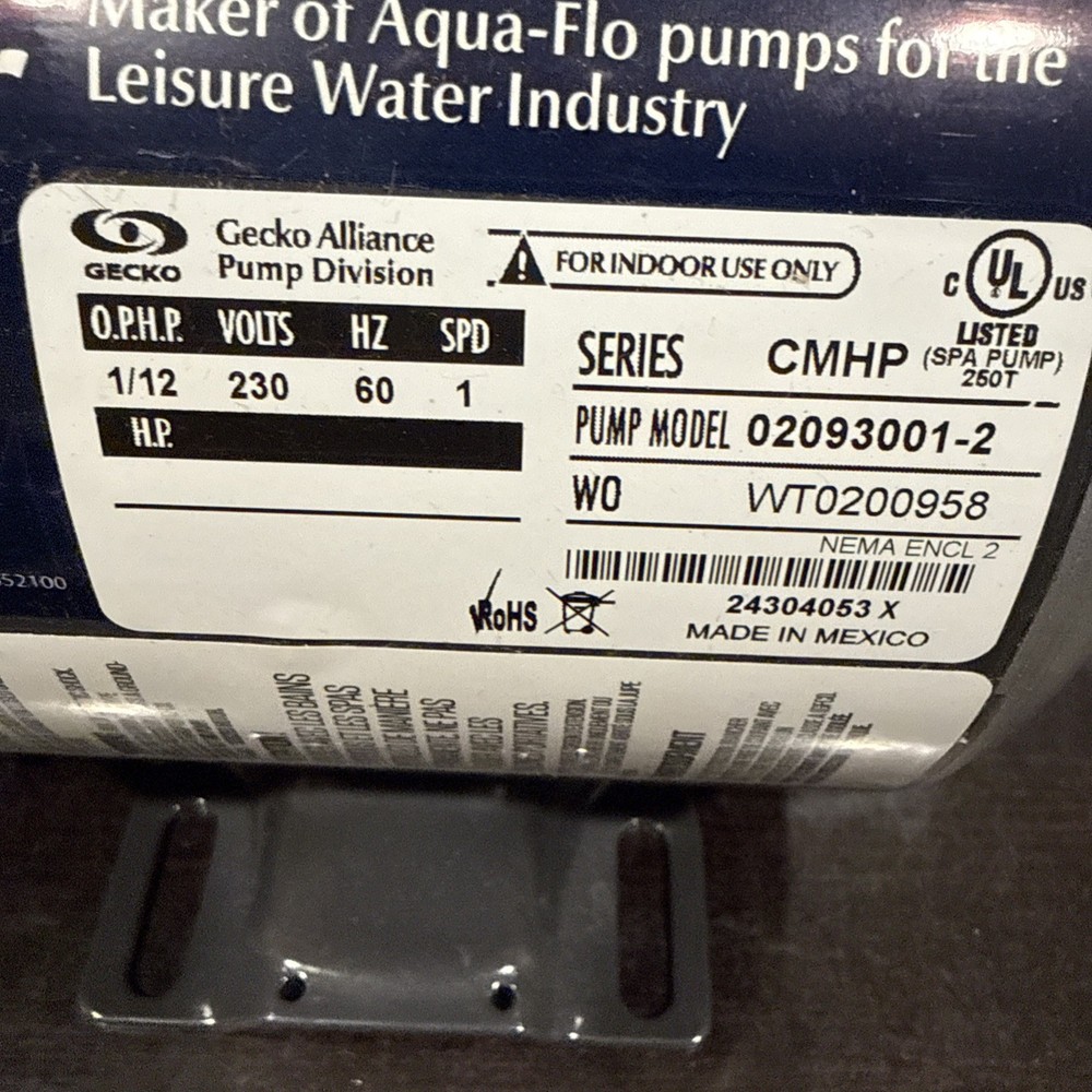 hot tub spa circulation pump
