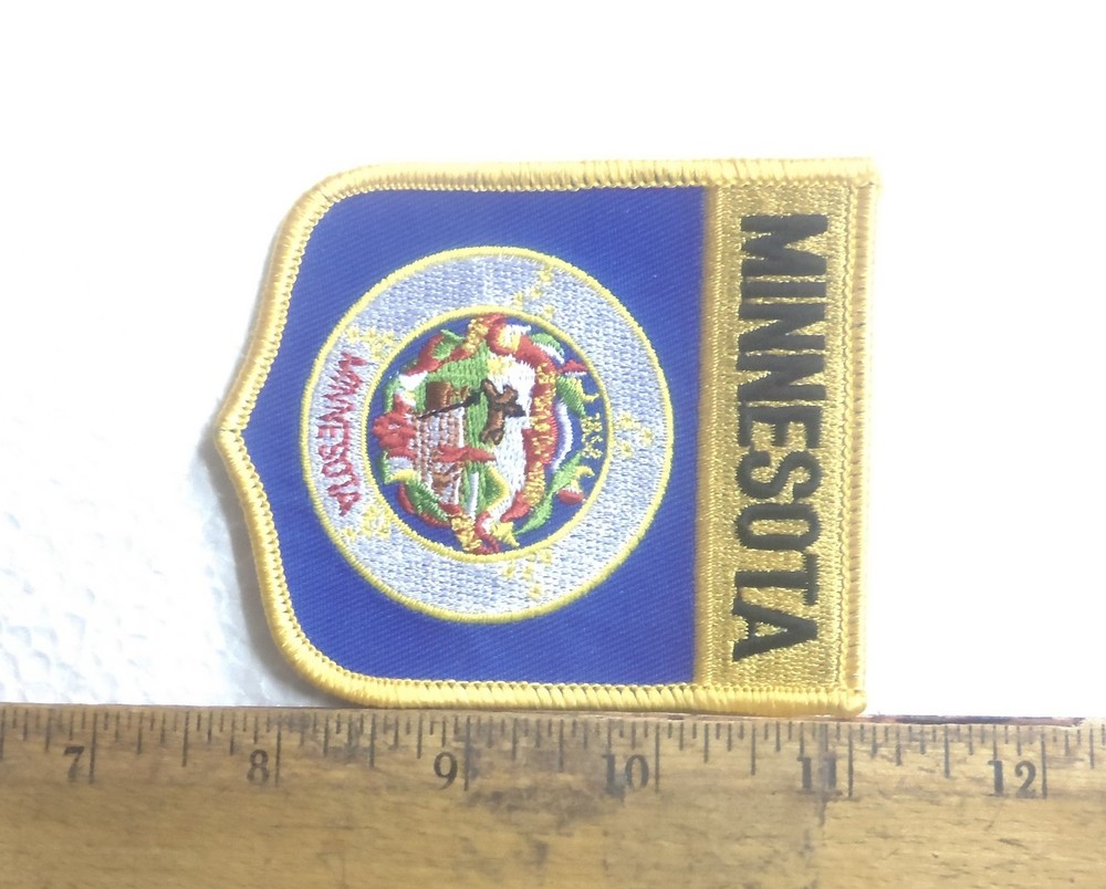 State of Minnesota Shield Embroidered Patch
