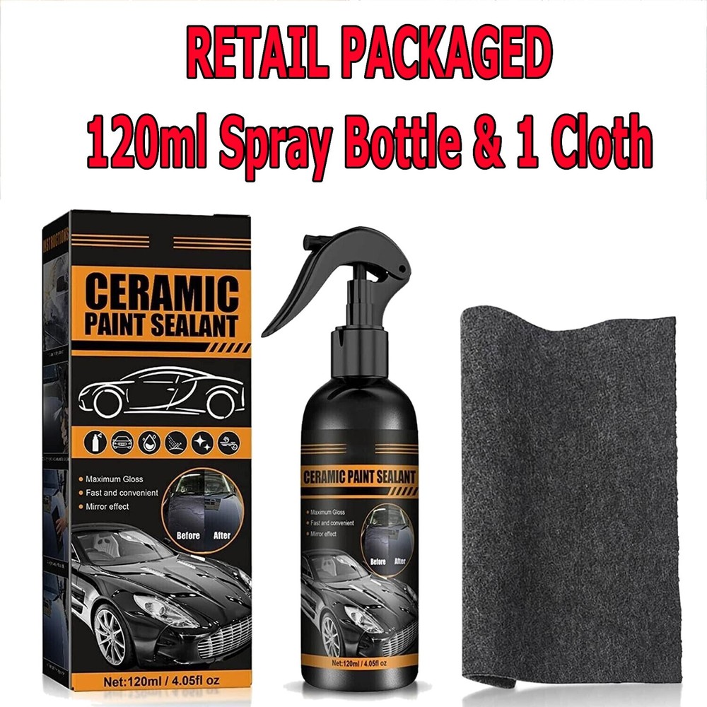 High Protection Quick Car Coat Ceramic Coating Spray Hydrophobic 120ML US