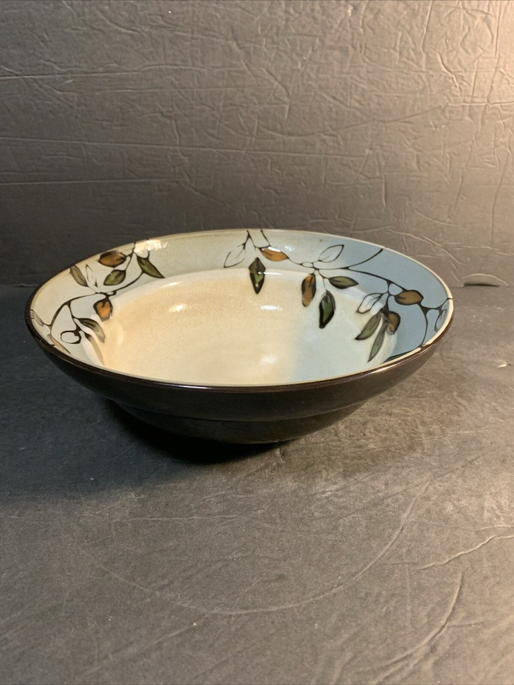 Pfaltzgraff Rustic Leaves 9 7/8" Round Serving Vegetable Pasta Bowl