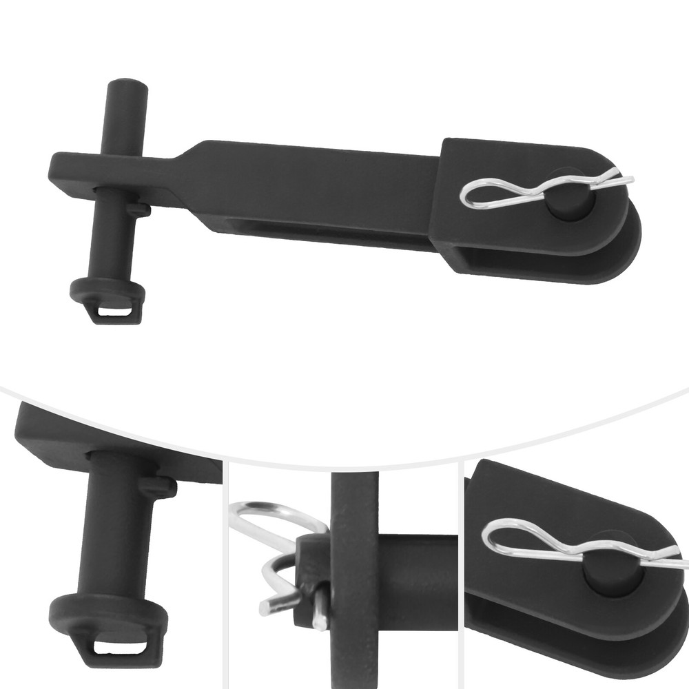 Single Tow Hook Cast Iron w/ Pull Pin Single Tow Hook For Peterbilt / Kenworth