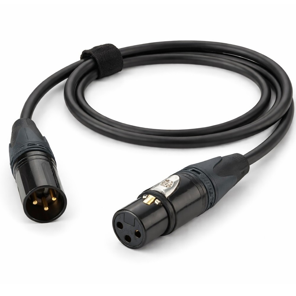 3 ft Short XLR Cable Mogami Neutrik Gold Low Noise Mic Cable Rack Patch Cable