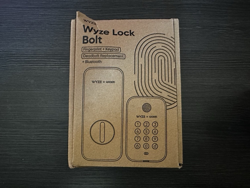 Wyze Lock Bolt Fingerprint Keypad Bluetooth Black Deadbolt Replacement