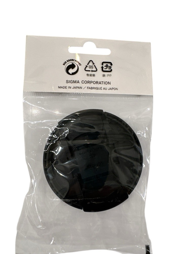 Sigma 72mm LCF-72 Snap-on Camera Front Lens Cap NEW