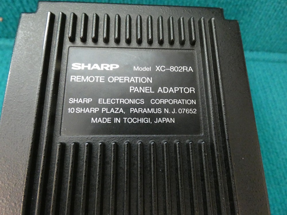 SHARP VIDEO CAMERA REMOTE OPERATION PANEL ADAPTER XC-802RA
