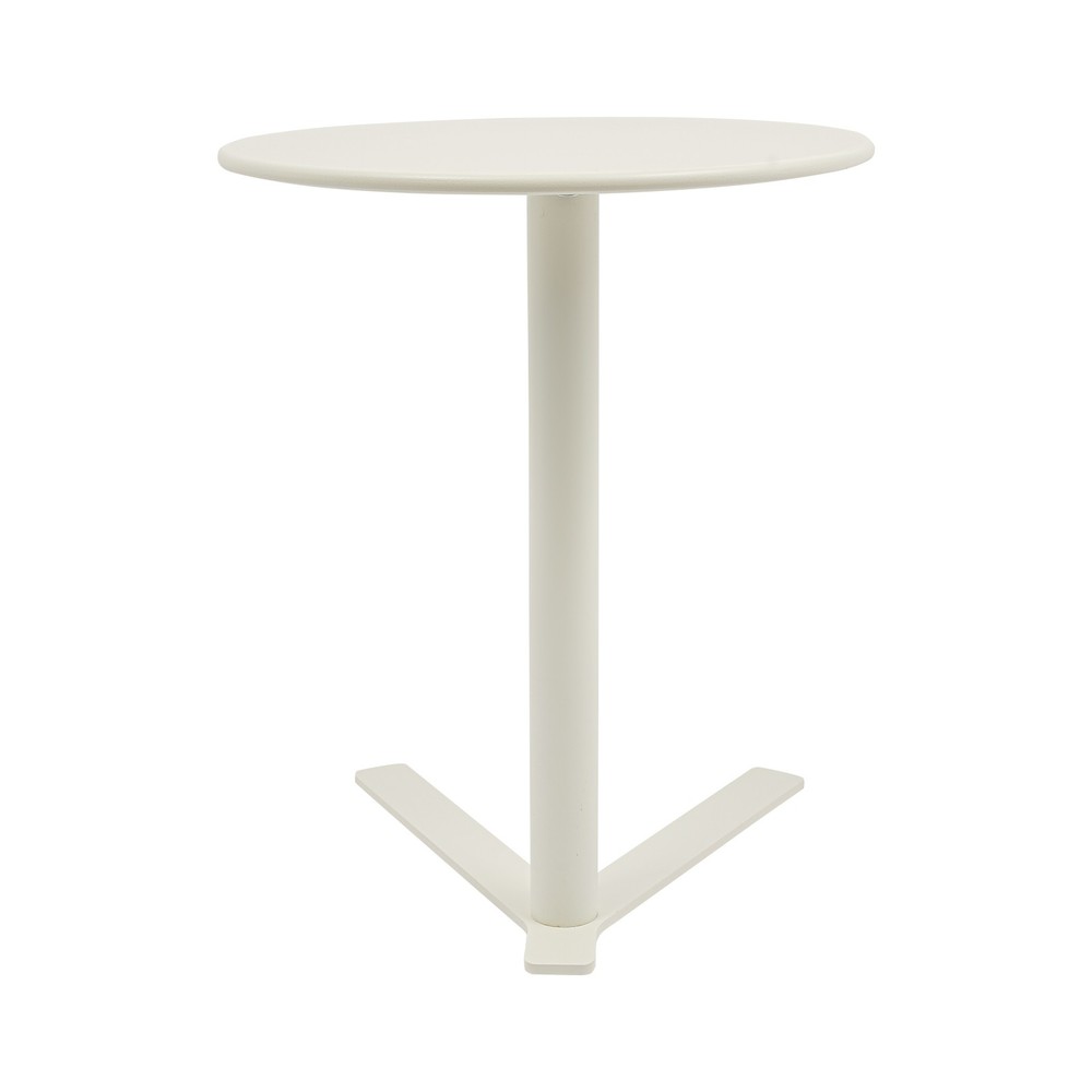 Round Side Table with Y-shaped Base, Side Table for Small Spaces,Couch End Table