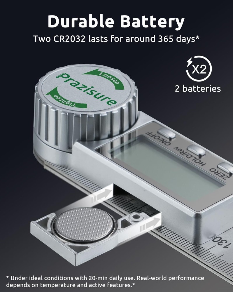 Digital Angle Finder Protractor, 7inch Professional Angle Measuring Tool for ...