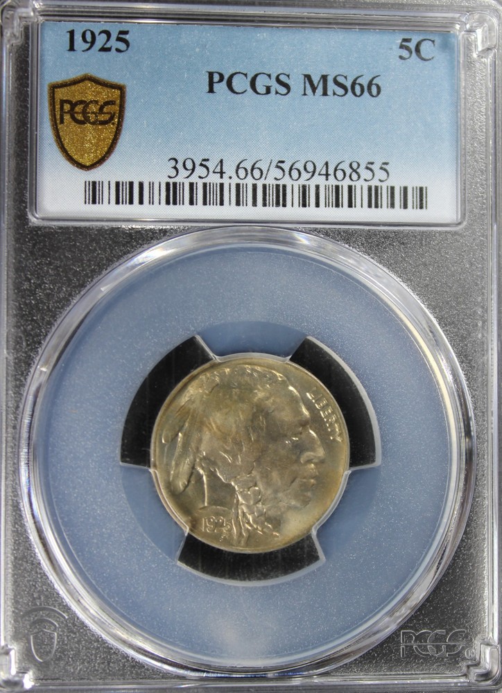 1925 MS66 Buffalo Nickle, PCGS 56946855