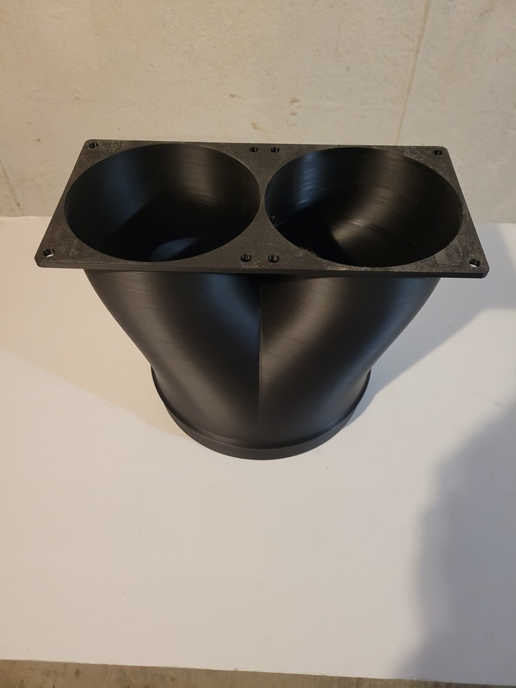 Bitmain S21 Xp Shroud 8" Low restriction (Long radius exhaust adapter)