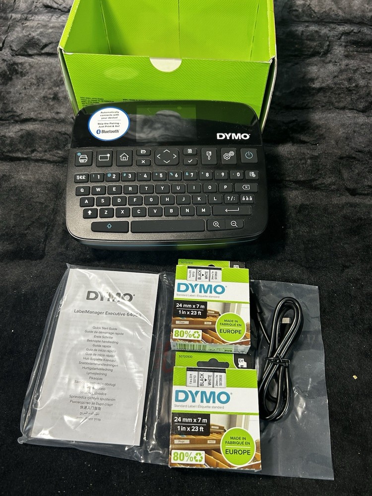 Genuine DYMO LabelManager Executive 640CB Portable Compact Label Printer NEW