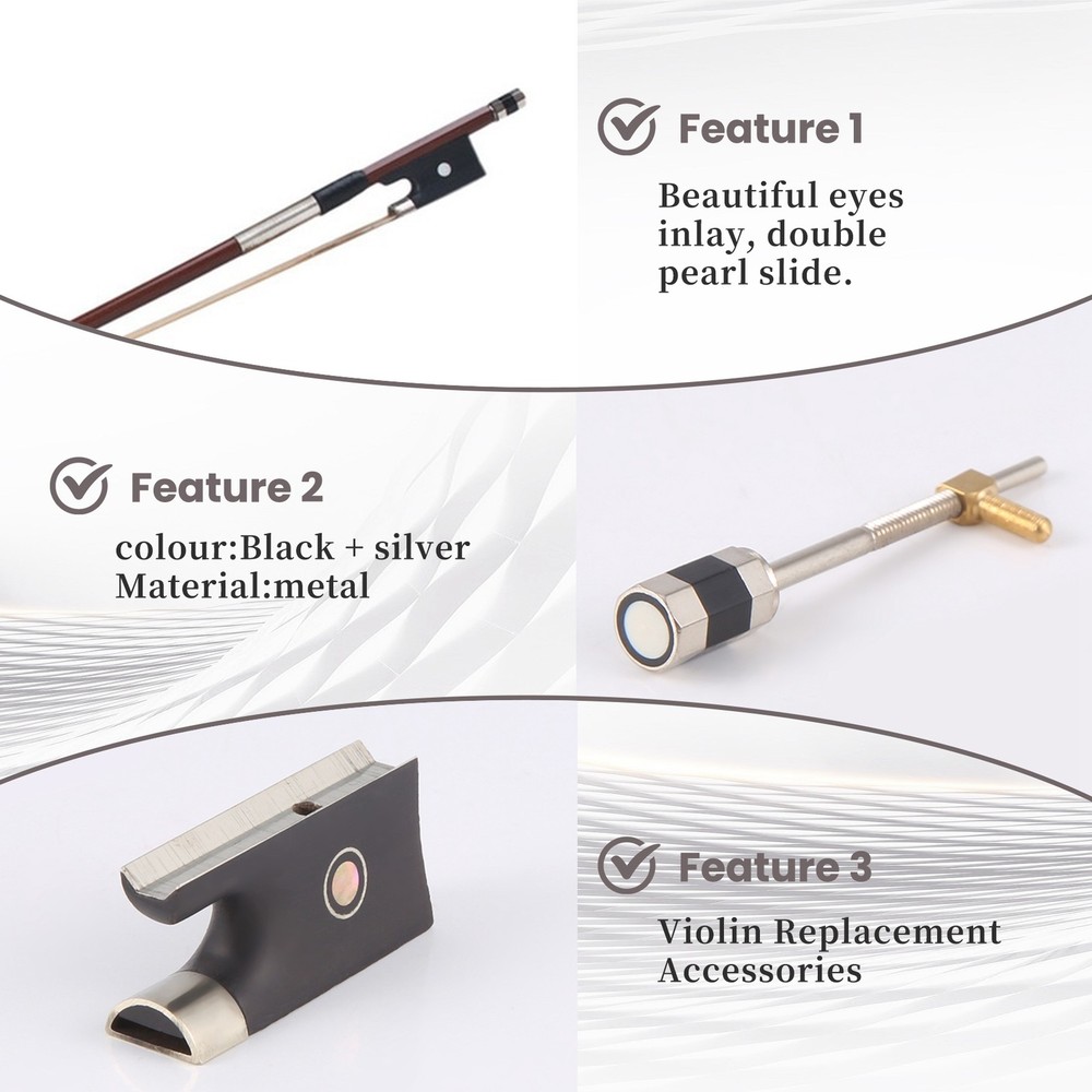 Bow for 4/4 Bow Parts Replacement Accessories N8E34248