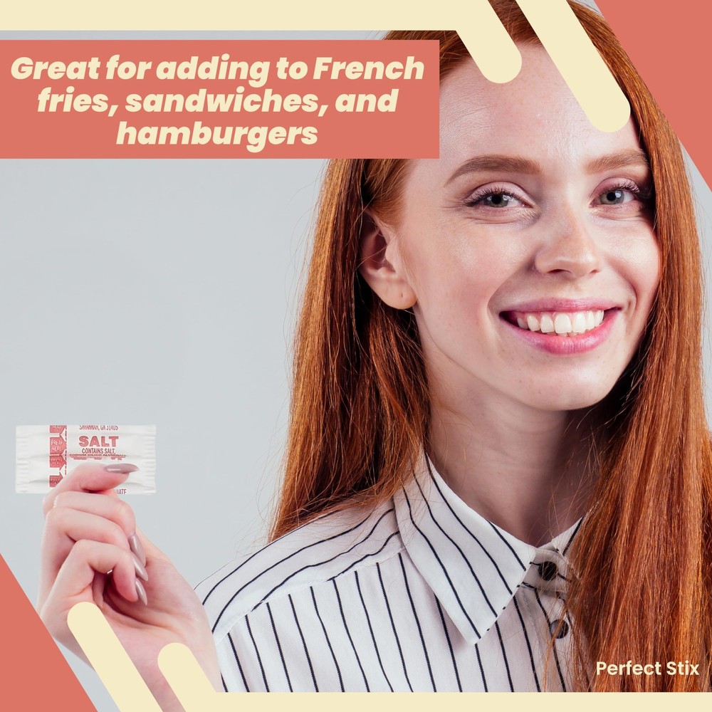 Iodized Salt Packets - .6 Grams - 1000 Packets (Packaging may vary.)