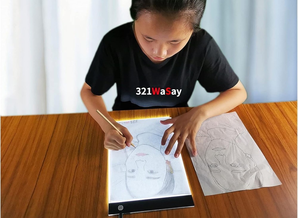 A5 Ultra-Thin Portable LED Tracing Light Box - Dimmable & Adjustable Brightness