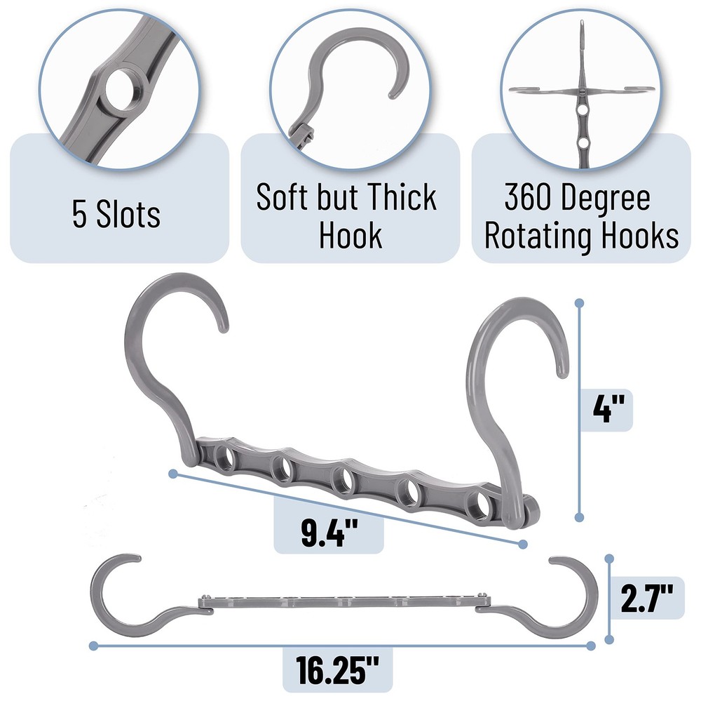 Mr. Pen Space Saving Hangers - 8 Pack Mixed Color 8 Pack, Colors