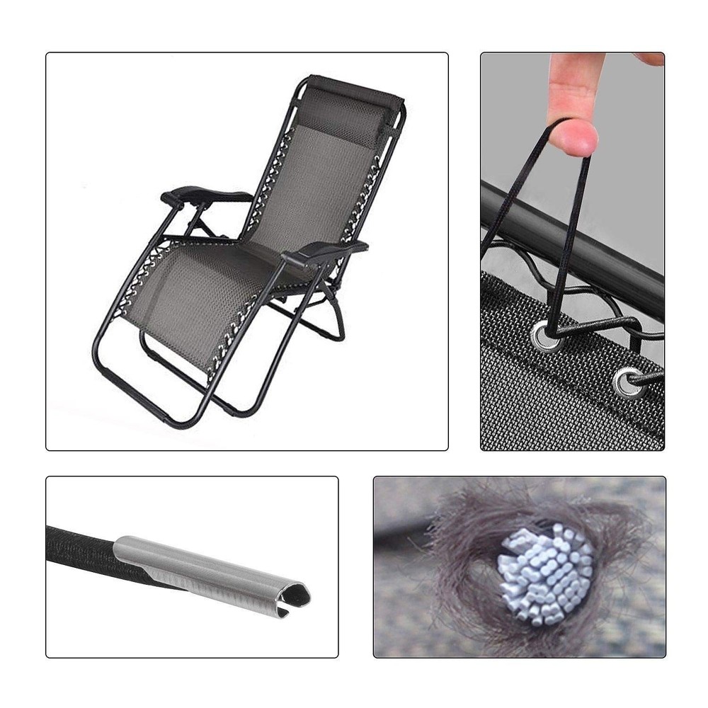 Replacement Cord for Zero Gravity Chair, 4 Pack Universal Replacement Elastic...