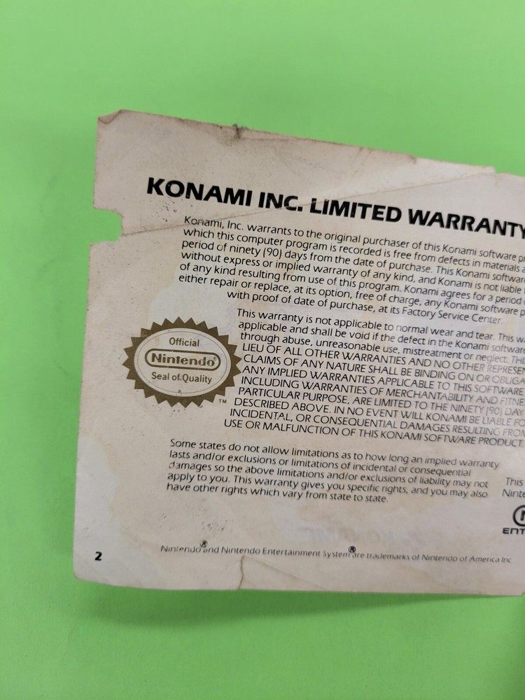 How To Play Castelvania Instruction Manual