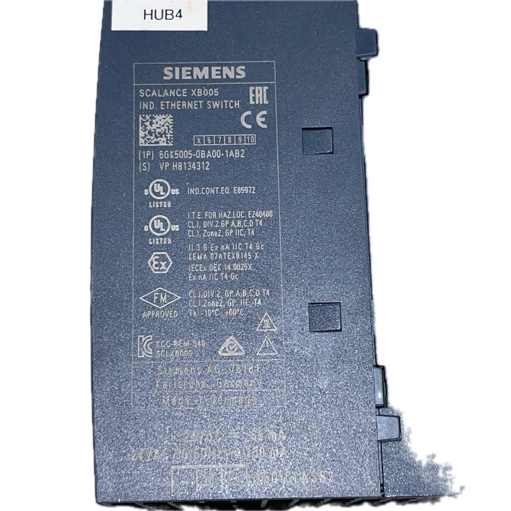 Siemens 6GK5005-0BA00-1AB2 Ethernet Switch