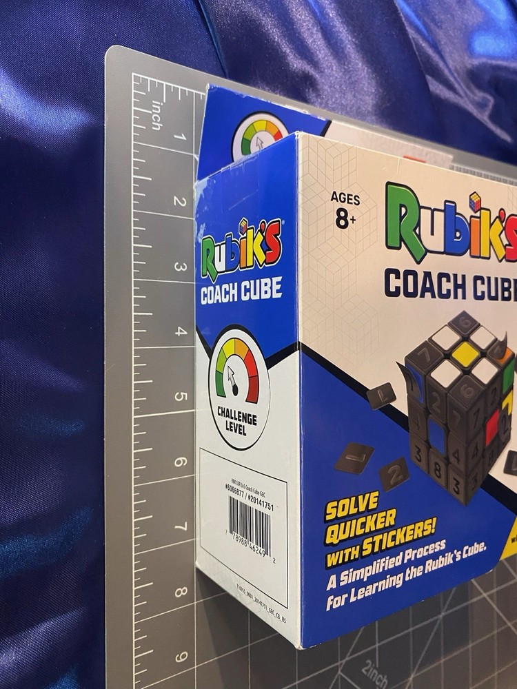 RUBIK’S COACH CUBE Learn to Solve 3x3 Cube with Step By Step Guide/videos NEW