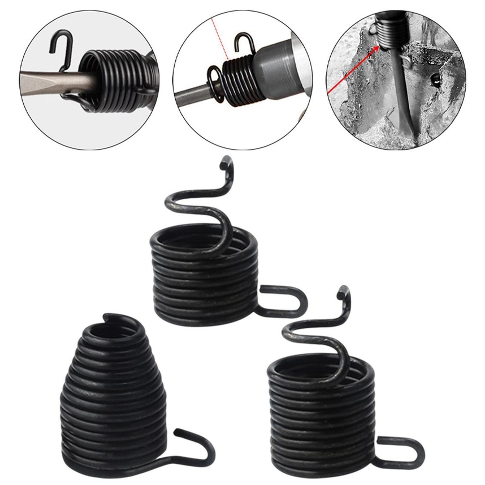 3Pcs Chisel Retainer Spring Rust Removal Utility Lightweight 150/190/250