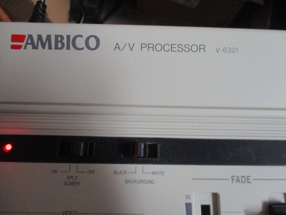 Vintage 90's AMBICO Editing A/V Processor V-6321