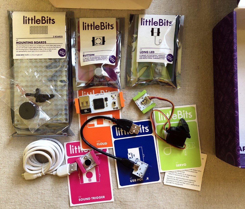LittleBits CloudBit Starter Kit STEM Learning Electronics Circuitry Smart Device