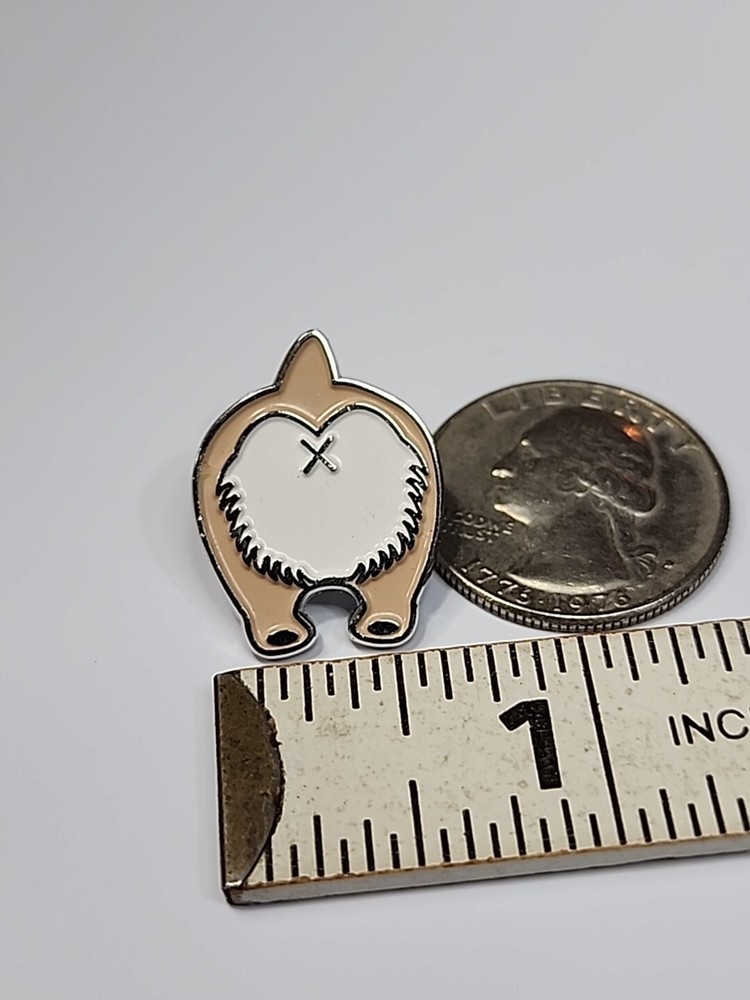Corgi Puppy Dog Butt Lapel Pin