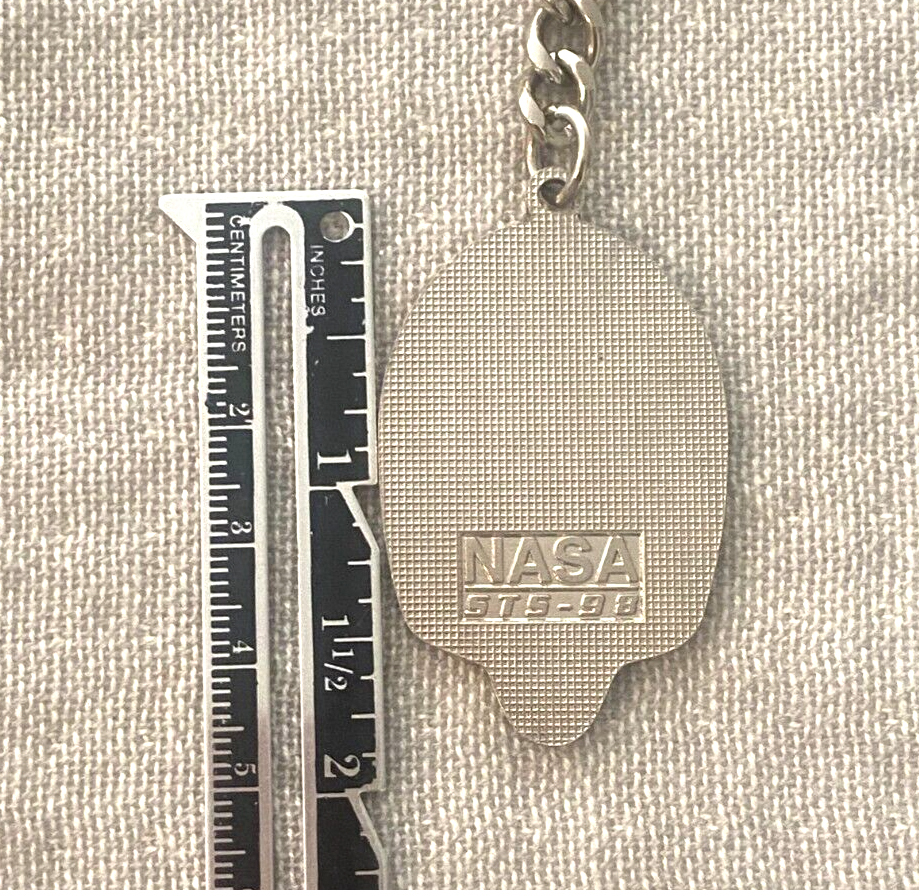 NASA Space Shuttle Atlantis STS-98 Keychain