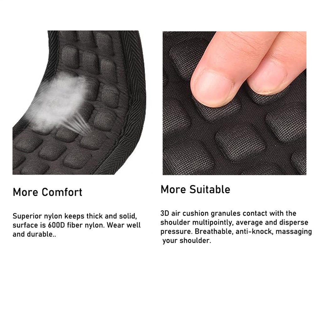 Backpack Strap Pads with Air Cushions, 2 Pack Quick Dry Shoulder Strap Pads