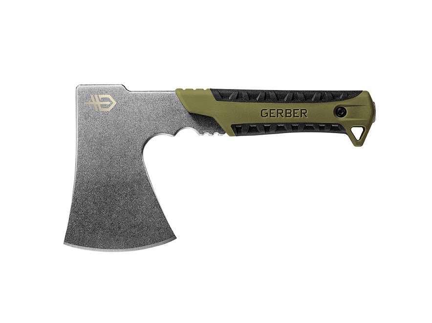 GERBER PACK HATCHET FULL TANG CAMP AXE NYLON POUCH RUBBERIZED GRIP