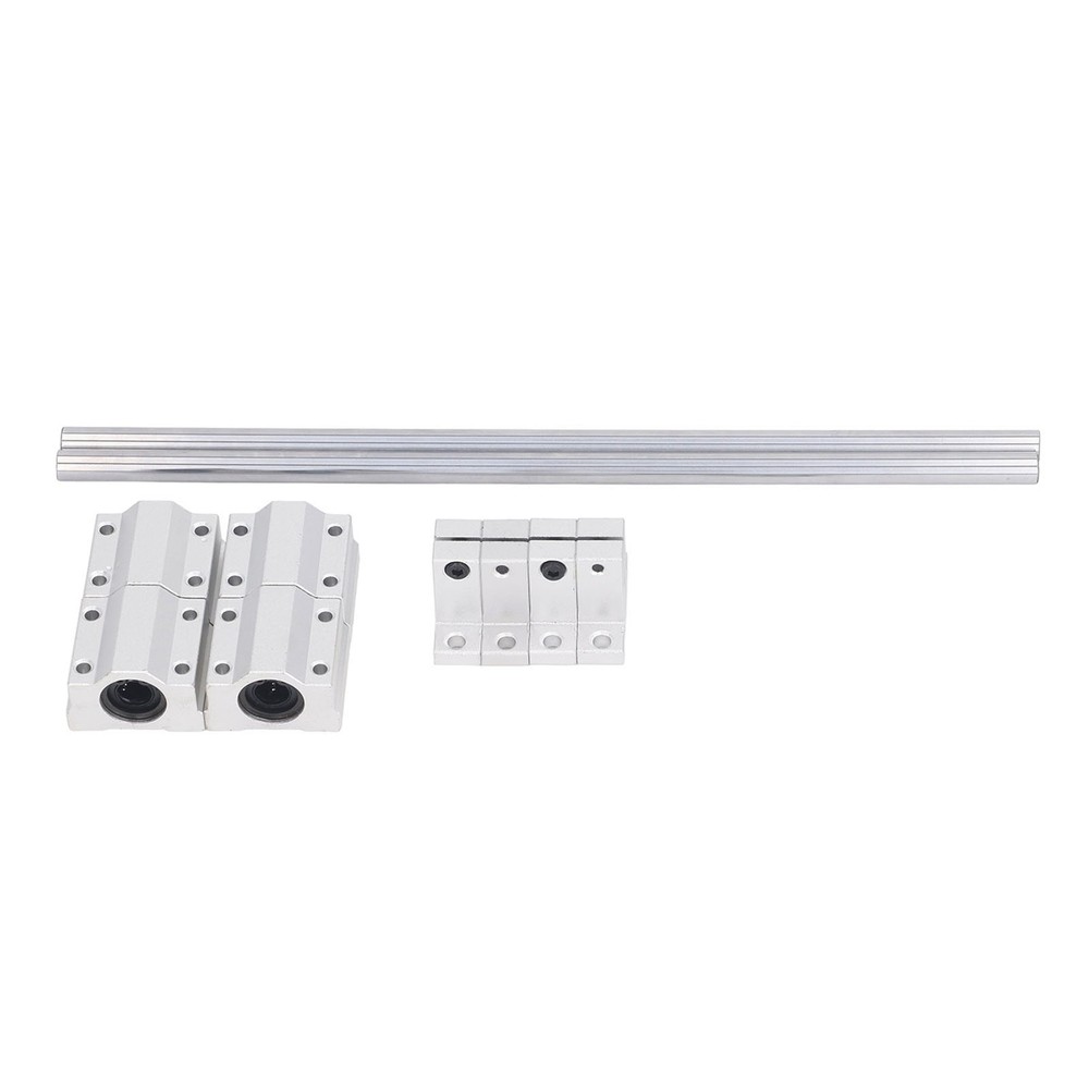 10‑450 Linear Rail Slide Linear Rail Guide Linear Motion Slide Rail With 4Pc