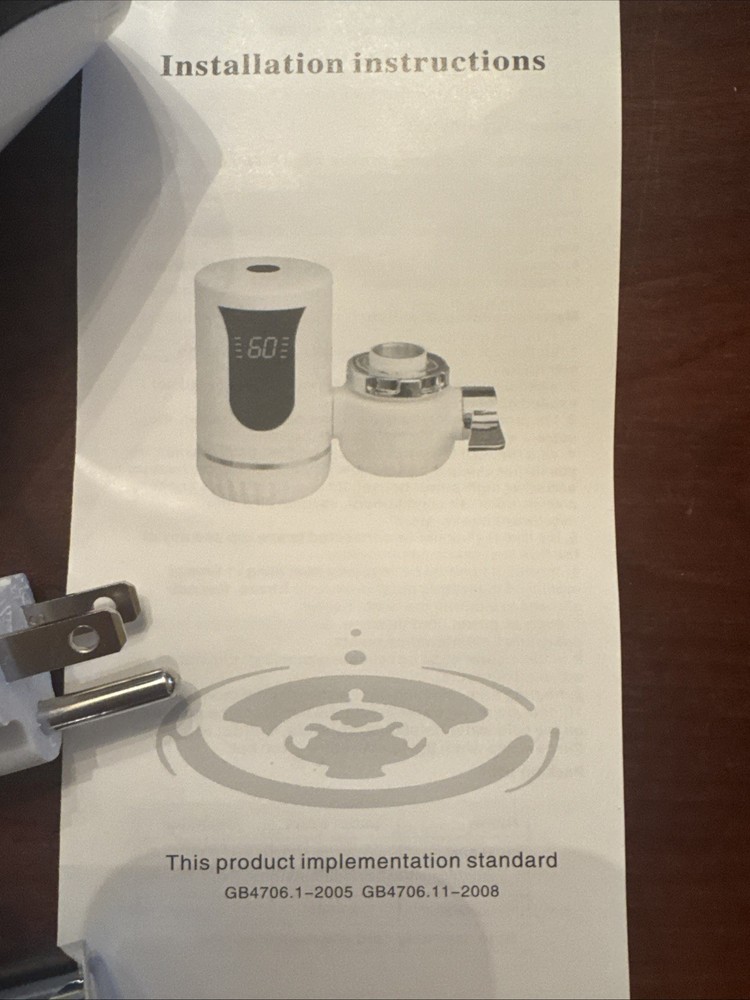 Instant Electric Tankless Faucet Kitchen Water Heater