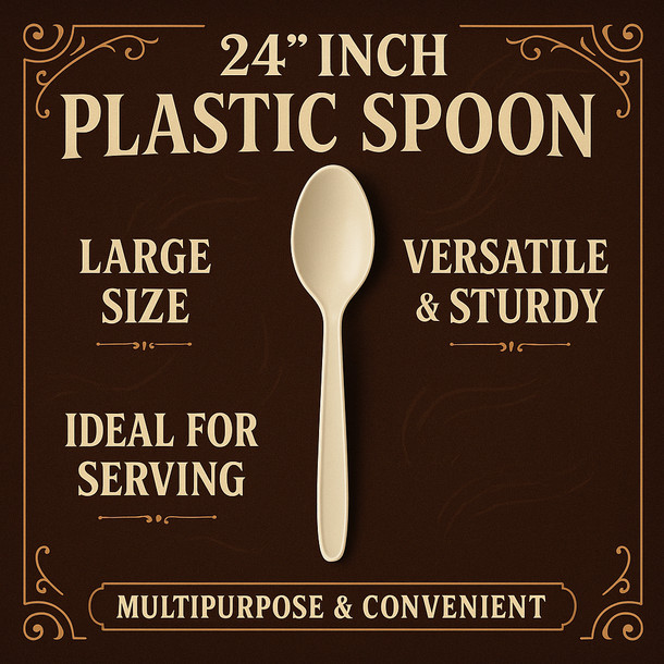 LD Carlson 24in Inch Plastic Spoon